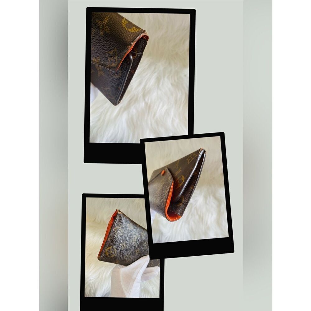 🛍️ Louis Vuitton Authentic Josephine Monogram Canvas Wallet/ On Chain with Box - Picture 16 of 17